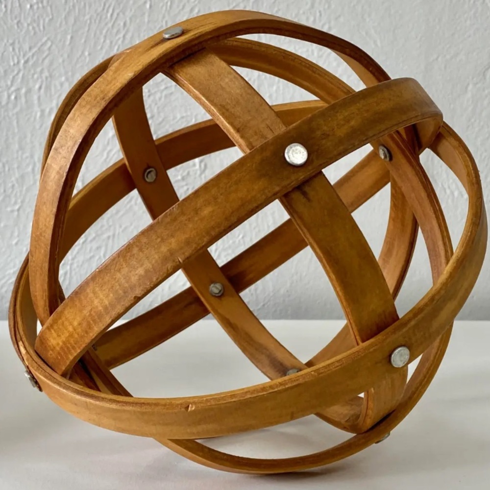 West Elm Wooden Decor Sphere